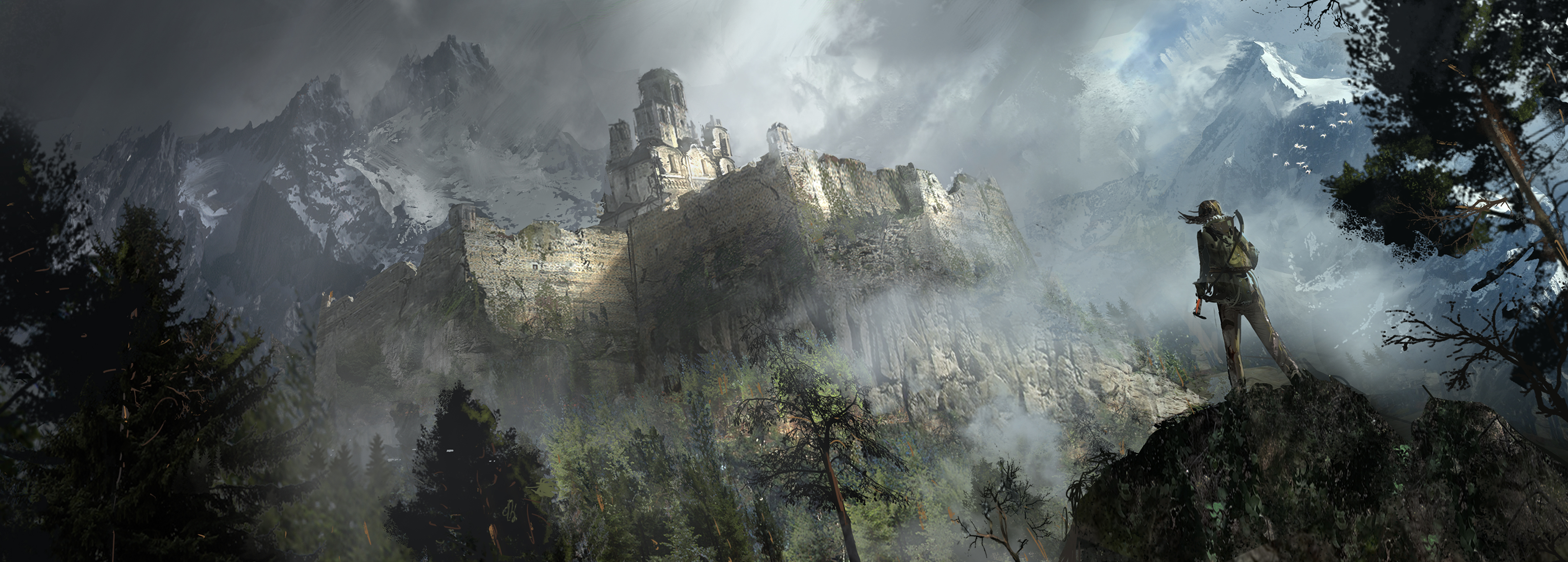 Rise of the Tomb Raider - Concept Art - Tombeau Croft
